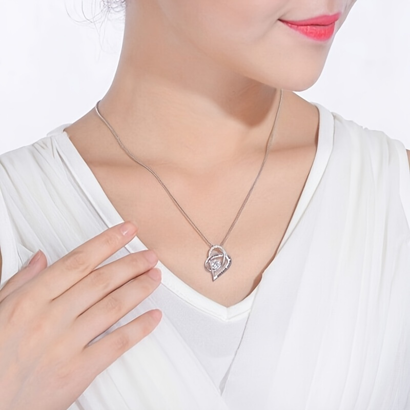 An elegant heart pendant neckl - Women Fashion Over The Years review and price