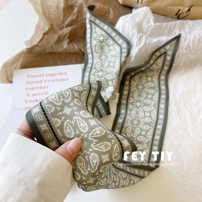 Set Series Silk Satin Scarf Wo - Women Fashion Necktie review and price