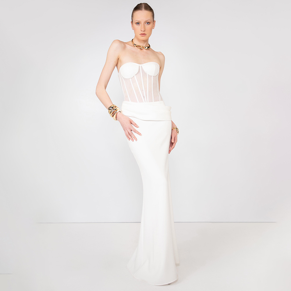 Sexy See-through Fishbone Even - Women Fashion Dress Names review and price