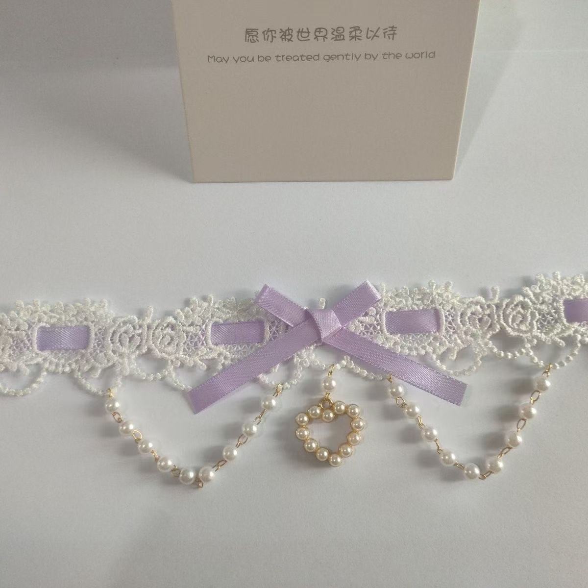 Sweet Lolita Pearl Lace Neckla - Women Fashion Photoshoot review and price