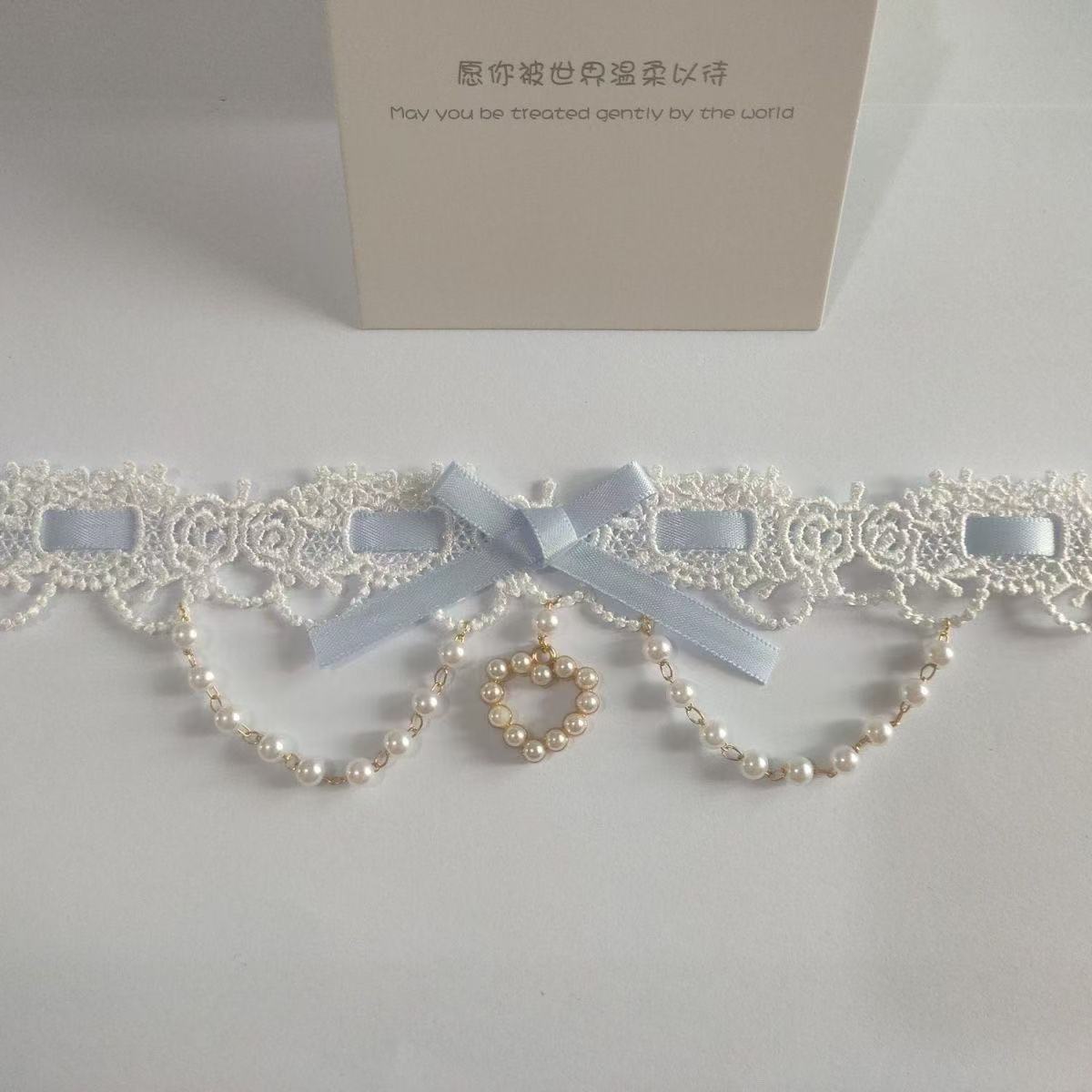 Sweet Lolita Pearl Lace Neckla - Women Fashion Photoshoot review and price