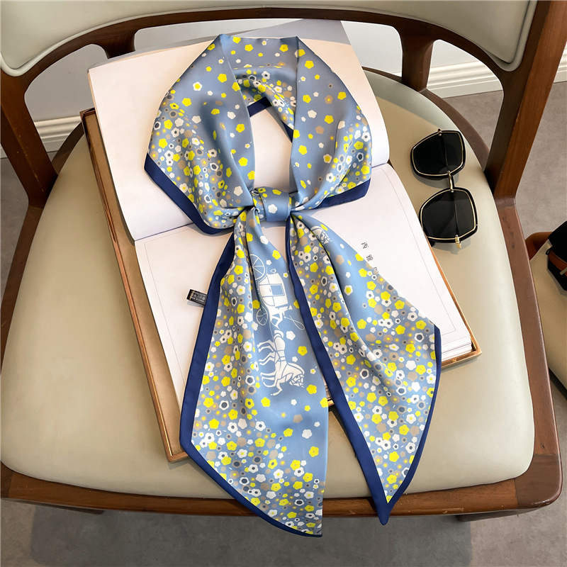 Fashion Print Long Silk Scarf  - Women Fashion Necktie review and price