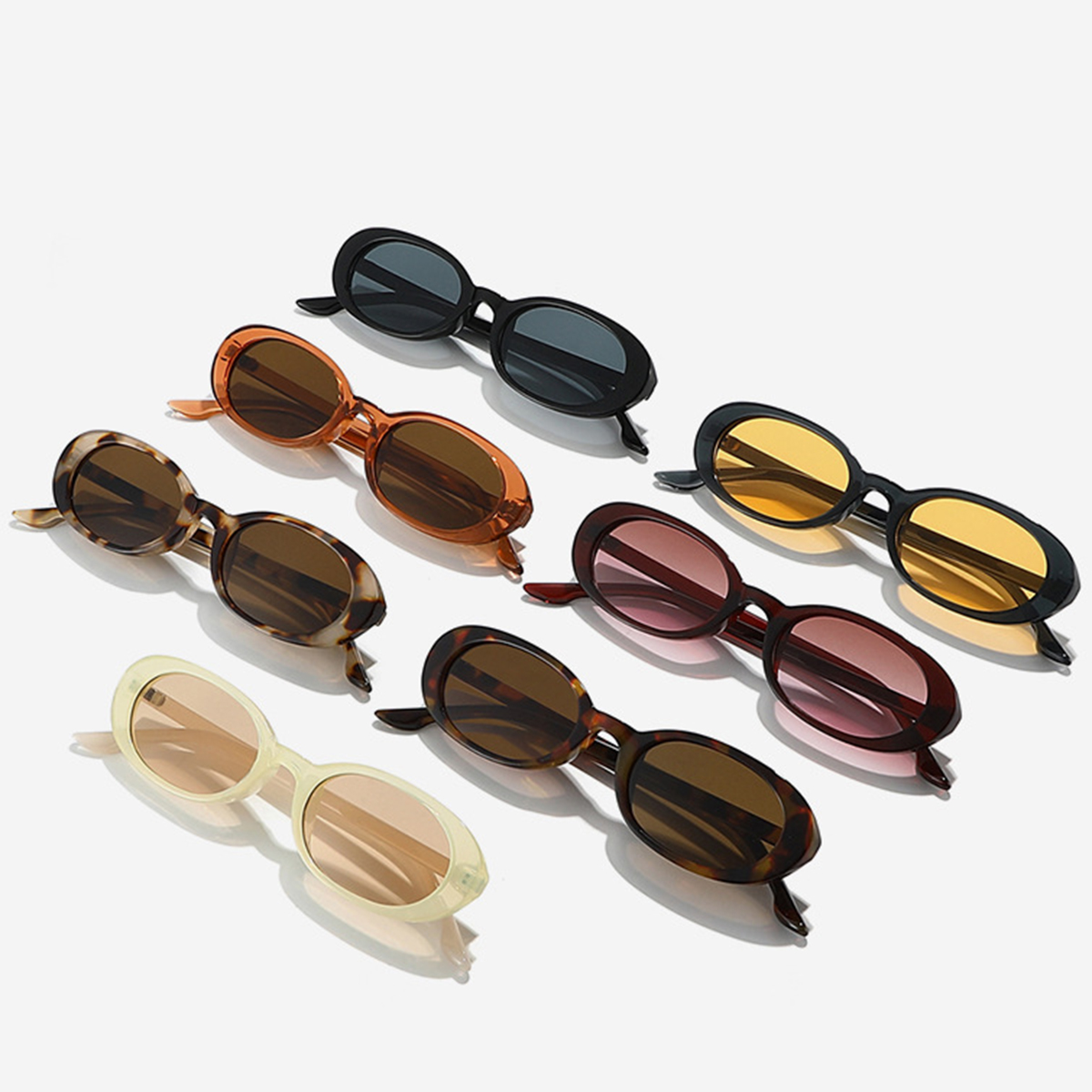 Oval Small Frame Candy Color S - Women Fashion Photoshoot review and price