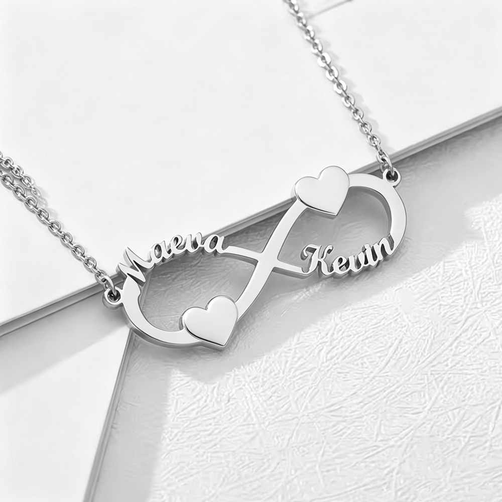 Custom Name Necklace Infinity  - Women Fashion Names review and price