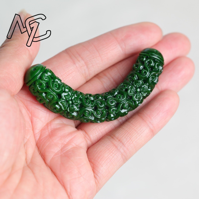 1pc Natural A Green Jade Drago - Women'S Fashion Jewellery review and price