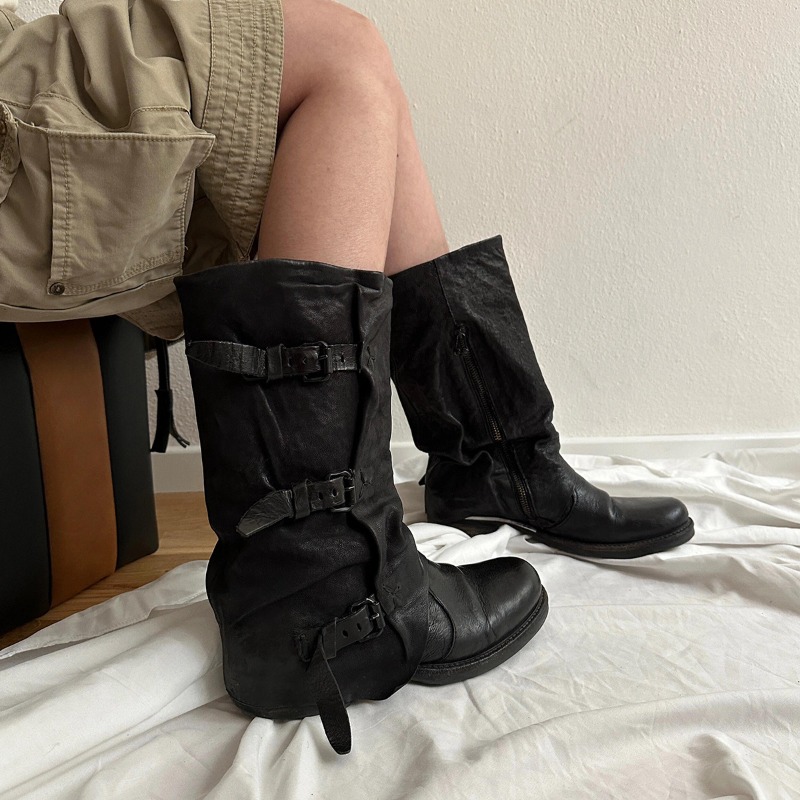 Classic Women Shoes Retro Luxu - Women'S Fashion Knee High Boots review and price