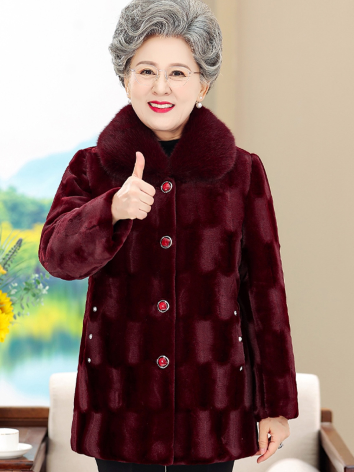 Thickened Middle-Length Mink V - Women Fashion Over The Years review and price