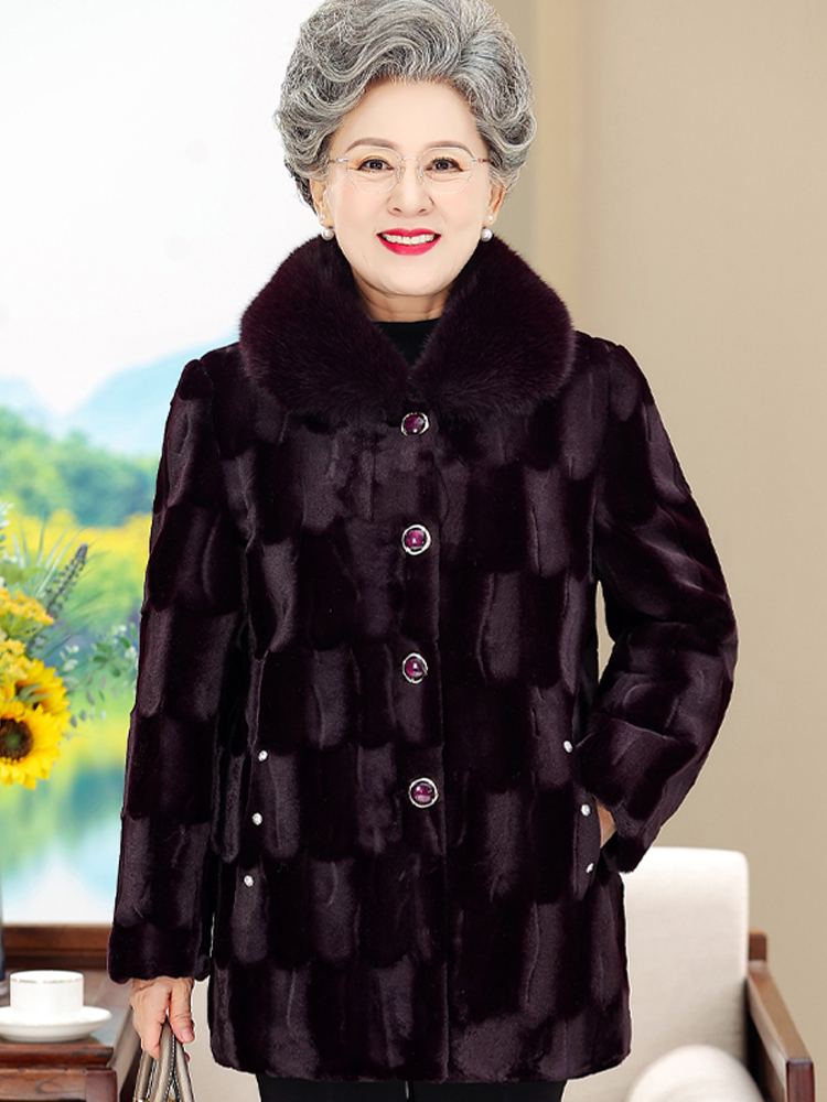 Thickened Middle-Length Mink V - Women Fashion Over The Years review and price